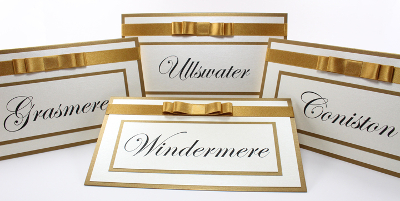 luxury wedding table numbers and table names