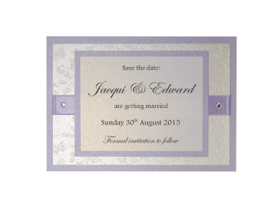 Luxury Handmade Wedding Save The Date Cards