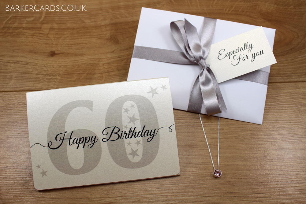 60th Birthday | Gift for Her | 60th Birthday Gifts for Women | 60th Birthday Necklace
