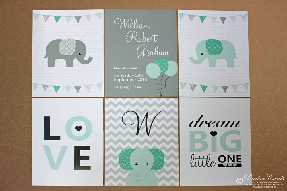 a4_elephant_nursery_wall_prints_personalised_with_name_date_of_birth_and_weight_quantity_6_mint_green_grey_01