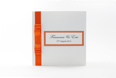 Basic Wedding Invites Orange