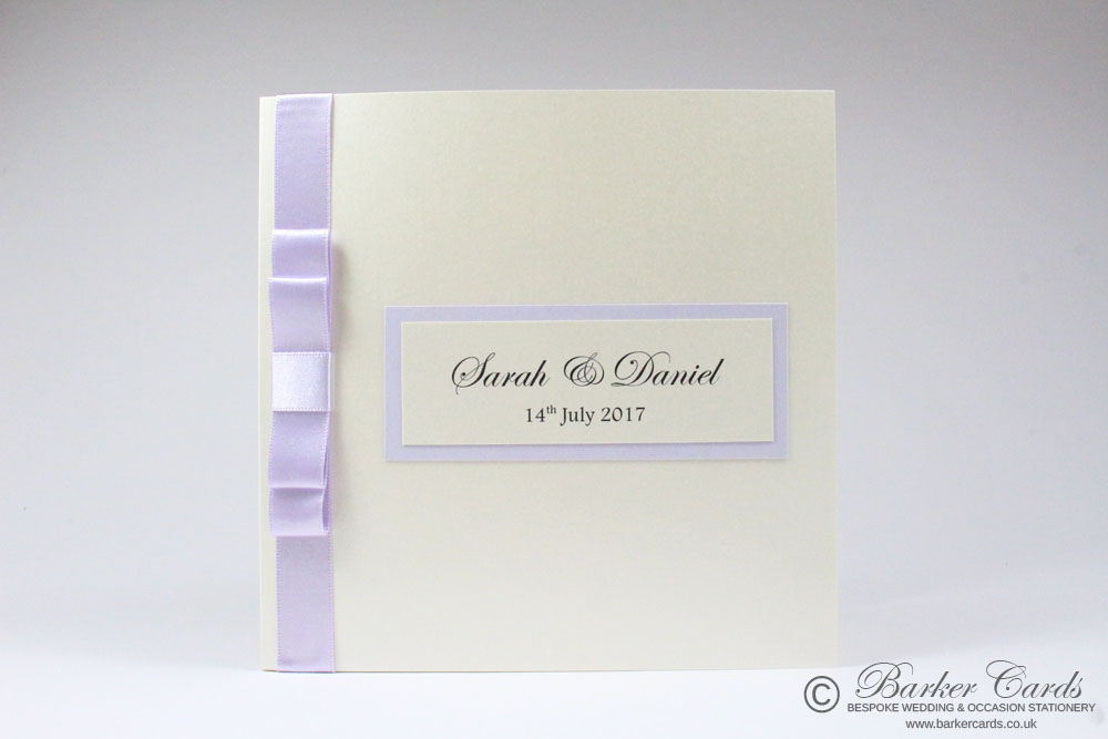 Beautiful Wedding Cards Lilac