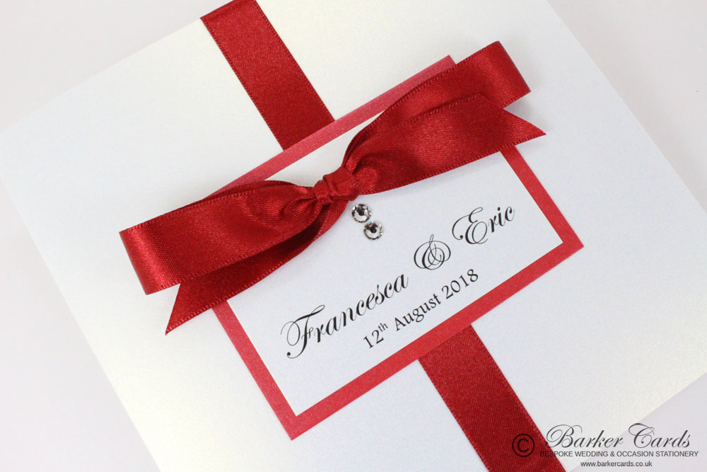 Red Wedding Invitations 