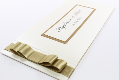 Wedding Invitation Cheque Book
