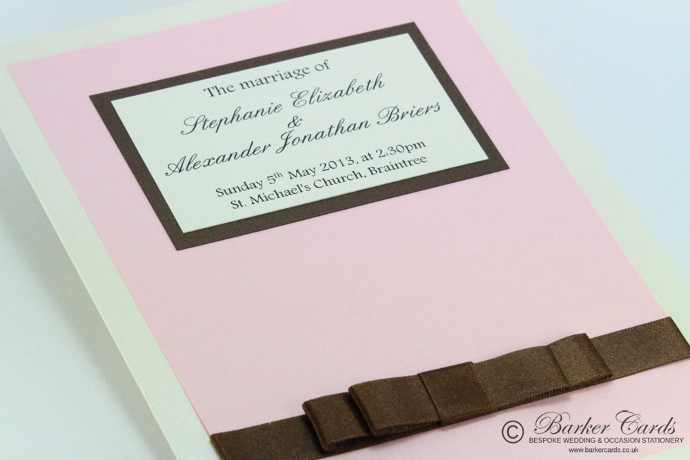 light pink and brown wedding invitations wedding orders of service graceful collection blush pink light pink and brown wedding invitations wedding orders of service graceful collection blush pink