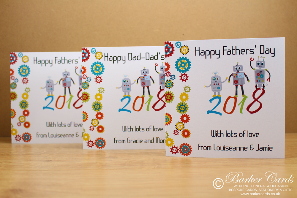 Fun robot birthday cards and occasion cards for children