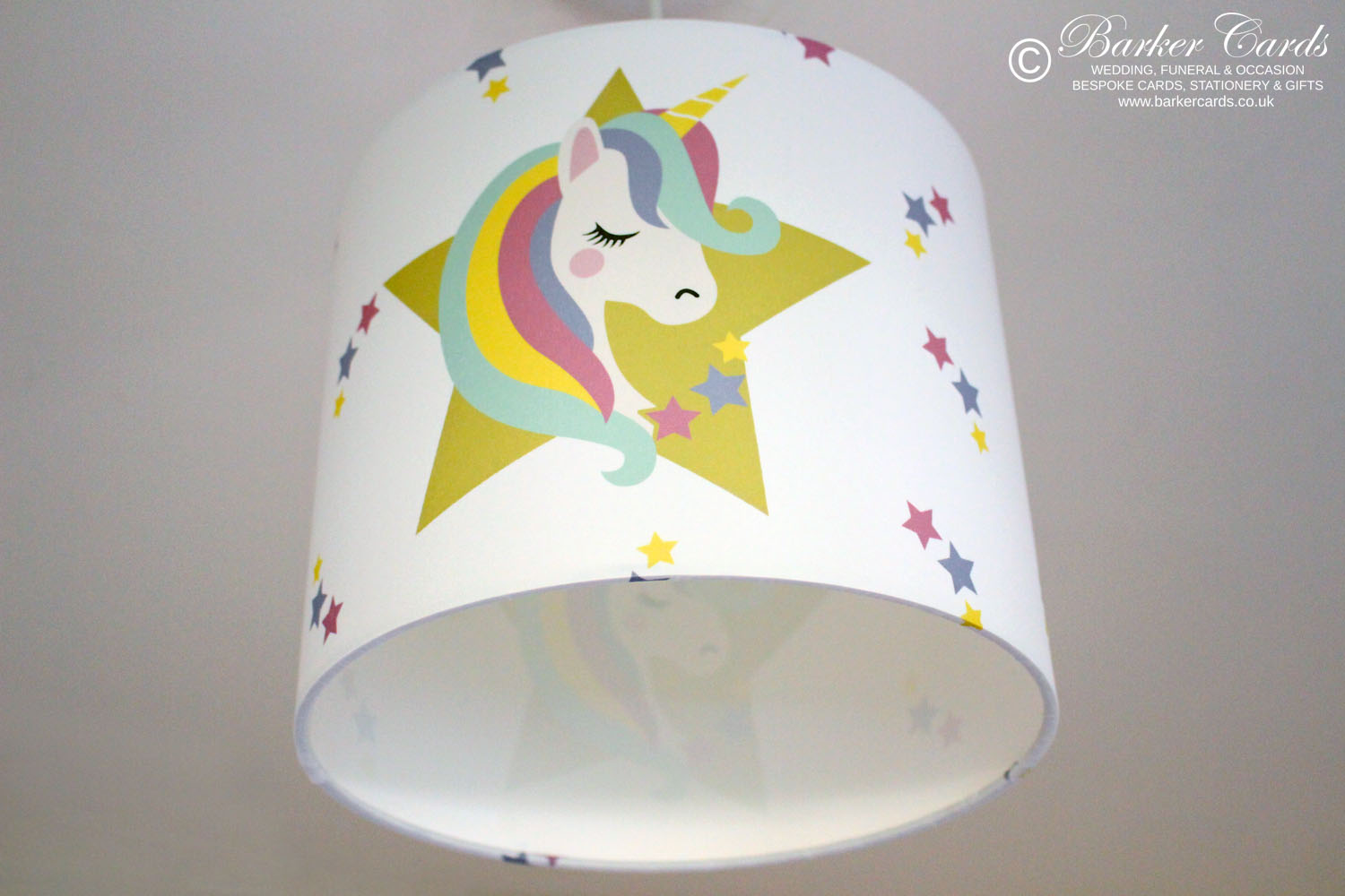 Unicorn Girls Bedroom Lampshade 