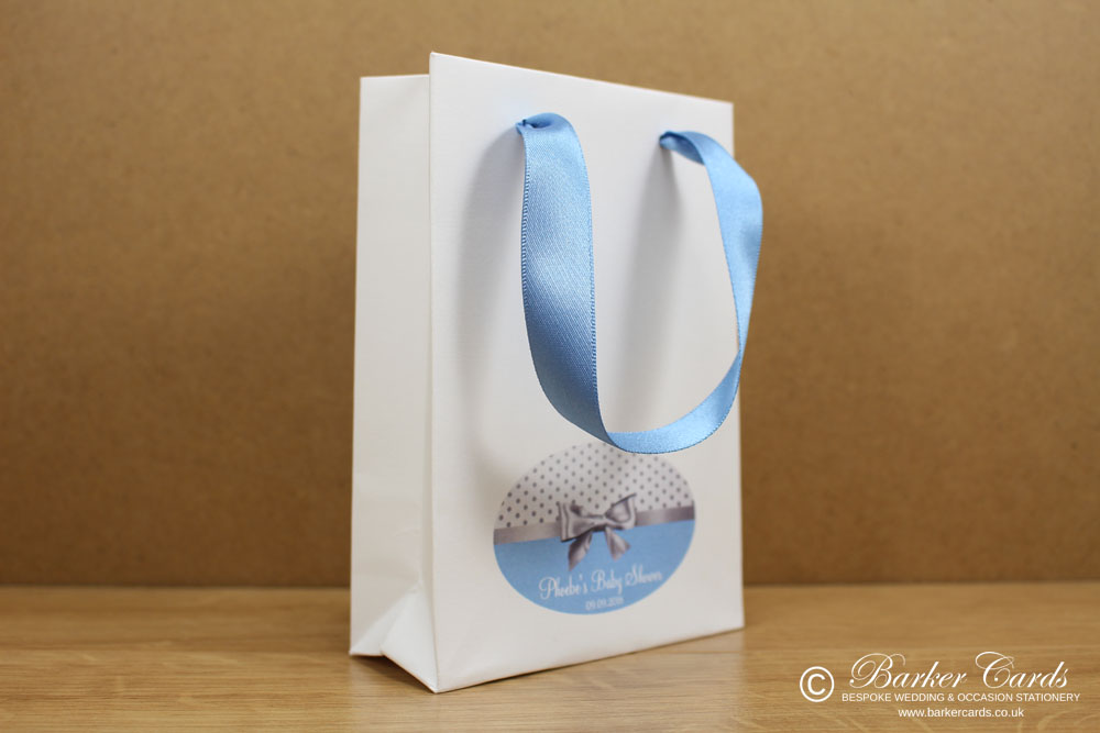 personalised baby shower bags