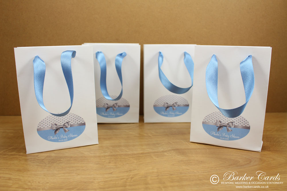 Luxury Personalised Baby Shower Gift Bags