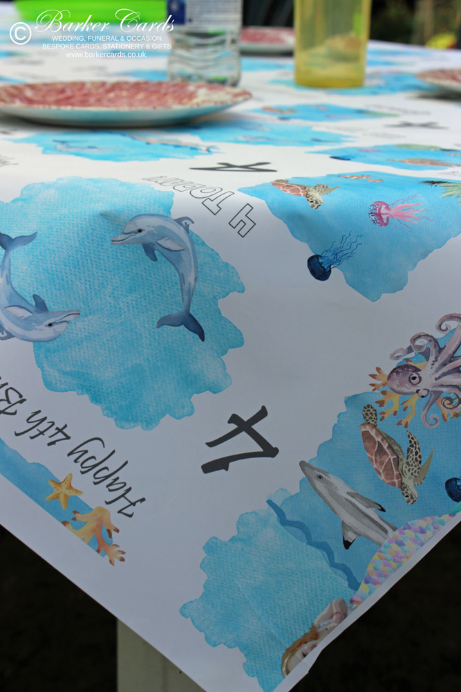 Printed Tablecloths,Table Runners For Weddings & Birthdays