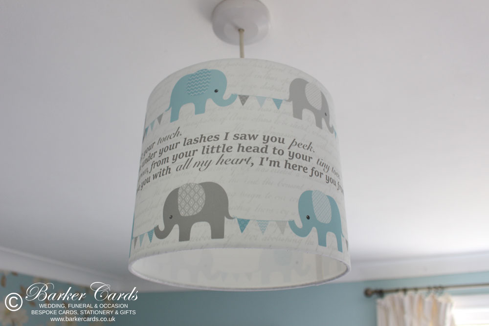 elephant light shade nursery