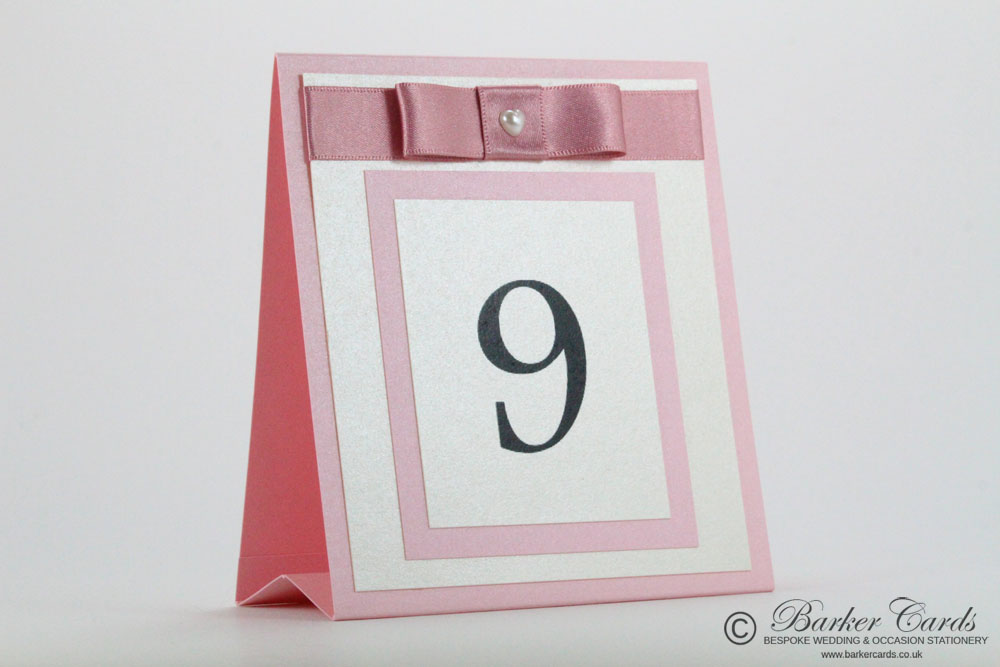 Freestanding Wedding Table Numbers Ideas
