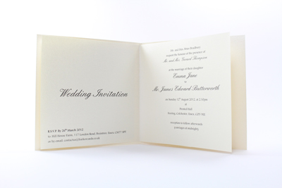 Wish Wedding Invitation Neutral Champagne / Gold / Straw and Cream / Ivory