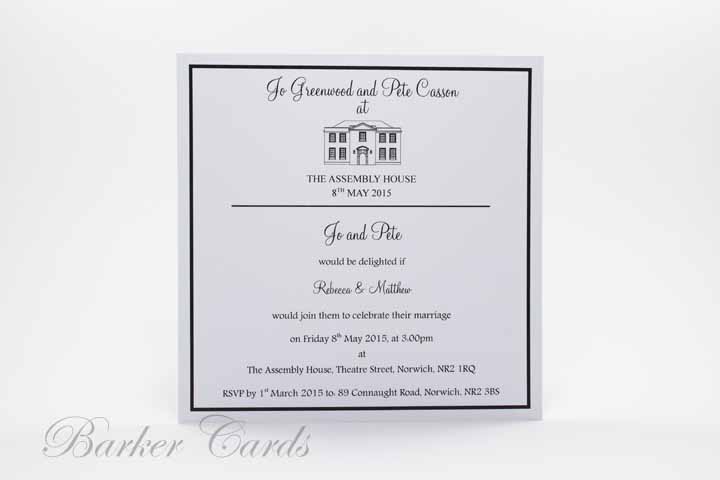 Digital Printing of Wedding Invitations and Wedding Stationery from your Design.